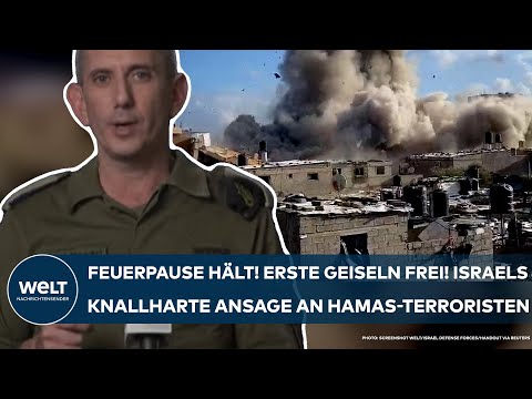KRIEG IN NAHOST: Feuerpause hält! Erste Geiseln frei! Israels knallharte Ansage an Hamas-Terroristen