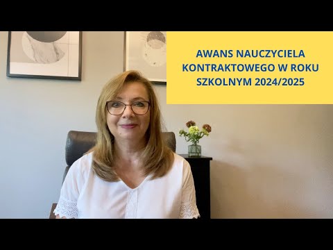 Awans nauczyciela kontraktowego w roku szkolnym 2024/2025