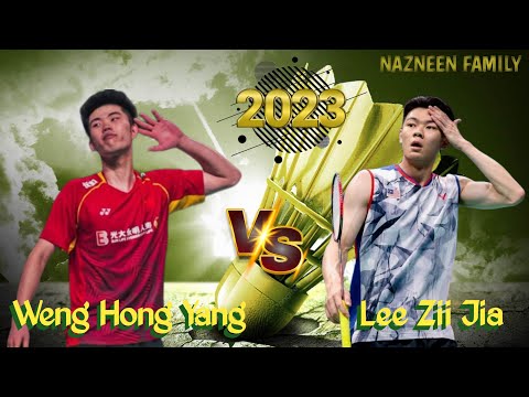 Badminton highlights 2023 I Lee Zii Jia vs Weng Hong Yang II Badminton 2023