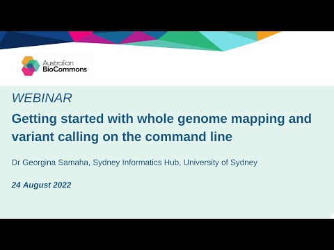 Getting started with whole genome mapping and variant calling on the command line