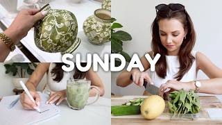 SUNDAY ROUTINE | Meal Prep in a Day, Groceries & Home Shopping. Organizing my week