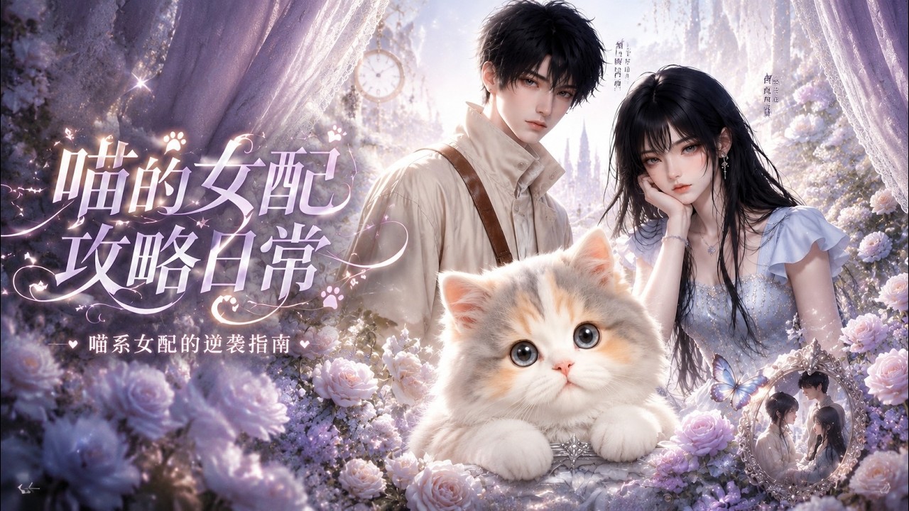 🔥漫剧上新｜《喵的女配攻略日常》校猫被系统绑定后意外成了男主白月光  #崽崽动画