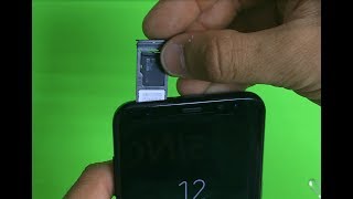 How to install SD and SIM card into Samsung Galaxy S8+