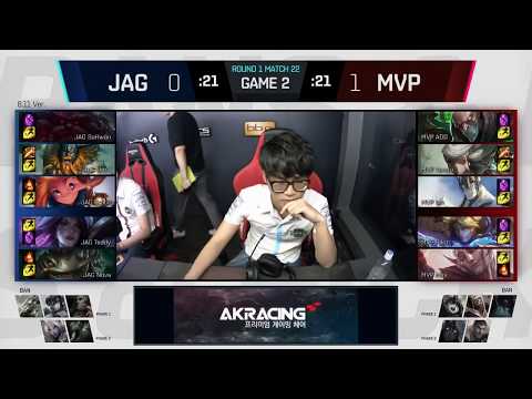 JAG (Teddy Kai'sa) VS MVP (Max Rakan) Game 2 Highlights   2018 LCK Summer W2D4