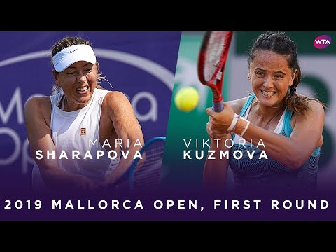 Maria Sharapova vs. Viktoria Kuzmova | 2019 Mallorca Open First Round | WTA Highlights