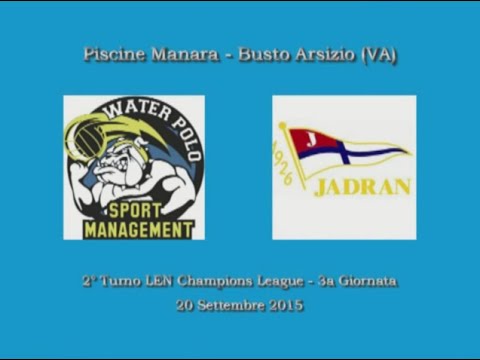 LEN Champions League 2015/16 (2° Turno-3a gg) - BPM Sport Management vs. Jadran Herceg Novi 9-10