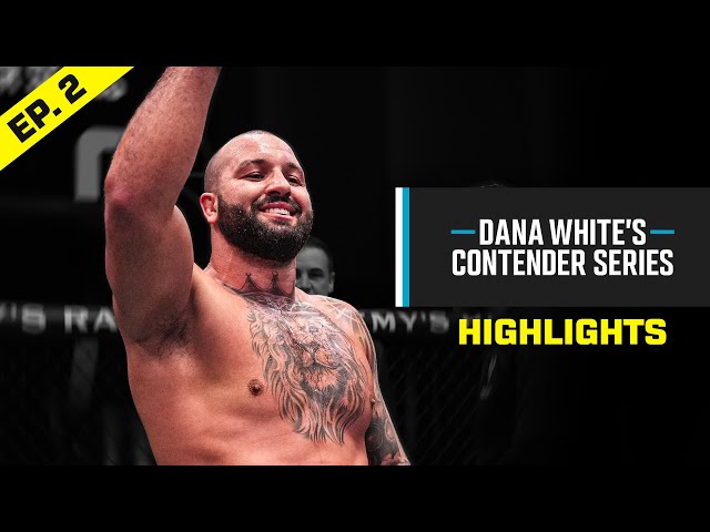 Dana White’s Contender Series Episode 2 Highlights MMAtown blog post image: Dana White’s Contender Series Episode 2 Highlights