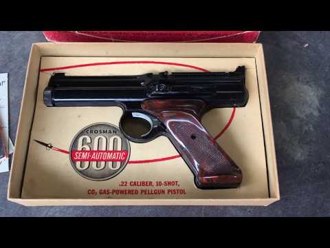 The Ultimate American Classic: Crosman 600 Review semi automatic 10 shot vintage air pistol airgun