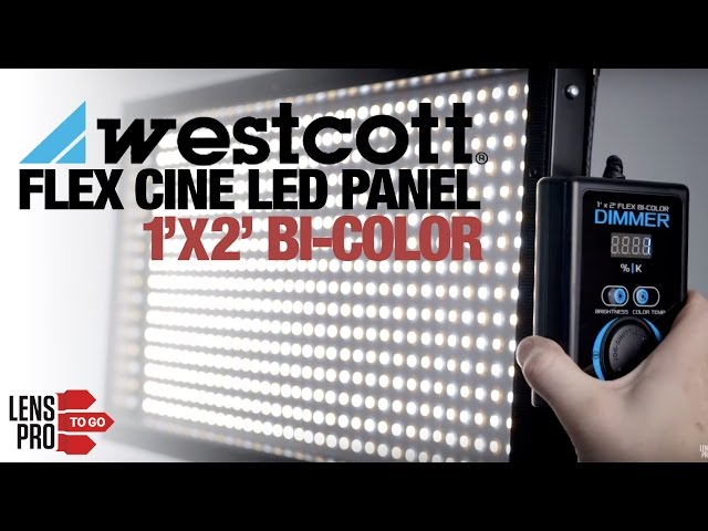 Video teaser for Westcott Flex Cine Bi-Color LED Set: First Look
