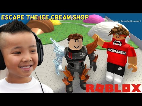 Escape The Ice Cream Shop Obby Fun Roblox Game Ckn Gaming Mp3 Free - escape the aliens obby roblox