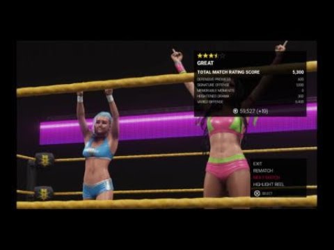 WWE 2K19_2-on-1 Handicap Tag Team match