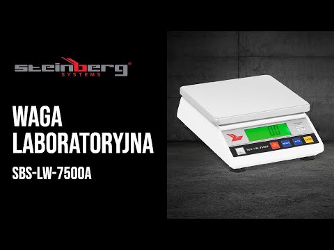 Video - Waga laboratoryjna - 7500 g / 0,3 g