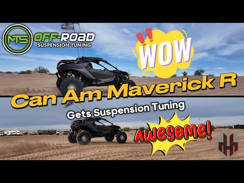 The Can Am Maverick R gets suspension upgrades!