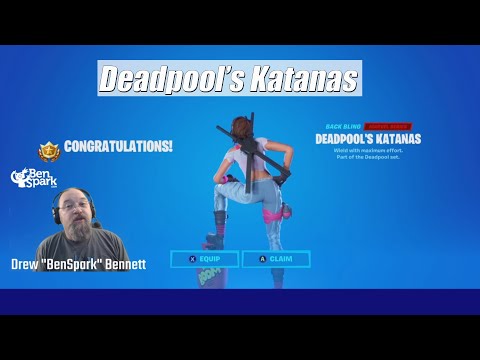 Deadpool Challenges FORTNITE - Week 4 - Find Deadpool's Katanas