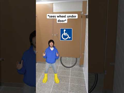 When You Use The Big Stall In The Bathroom 🤣 #shorts #relatable