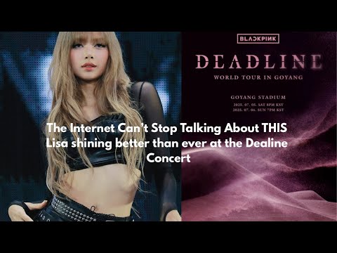 When LISA Steps on Stage… Everyone Loses It! 