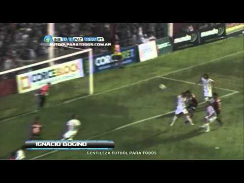 Gol de Bogino. Instituto 0 - Patronato 1. Fecha 23. Primera B Nacional. Fútbol Para Todos