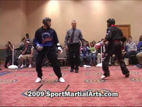Richard Mendez v Willie Hicks - Men's LW point sparring - 2009 NBL Supergrands