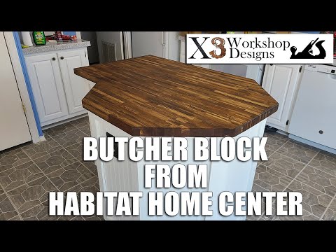 X3WD - Butcher Block Island From Habitat Home Center? (Turned out Great!)