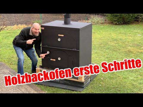 Holzbackofen Aufstellen und in Betrieb nehmen
