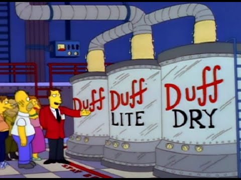 Duff Biersorten - The Simpsons S04E16 - Keine Experimente [Deutsch/German]
