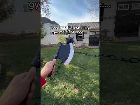 by far the best weapon of any Hashira😜😁 #gyomei #demonslayer #kny #hashira