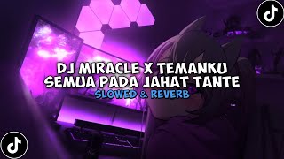 Download lagu DJ MIRACLE X TEMANKU SEMUA PADA JAHAT TANTE BREAKBEAT BY DJ BAGASZ ( Slowed & Reverb ) 🎧 mp3