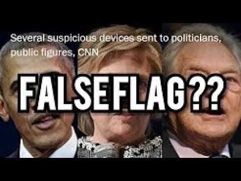 BREAKING Democrat Midterm FALSE FLAG ? Obama Clinton Soros CNN Bomb Scare  blamed on Trump 10/25/18 Video