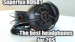 Video thumbnail for [Review] Superlux HD681 : Best headphones for 20$ by InsideTheGeeks