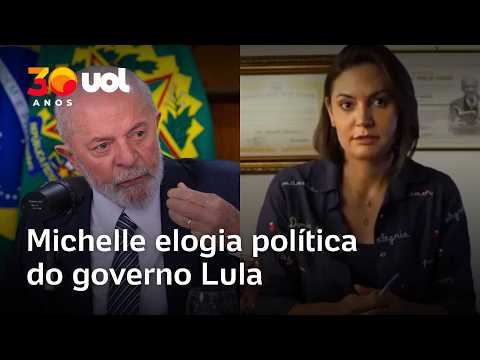 Michelle Bolsonaro elogia política do governo Lula após vídeo expondo Flávio: ‘Sonho realizado’