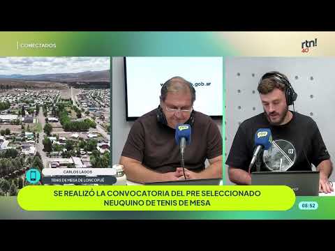 #conectadosrtn CARLOS LAGOS   TENIS DE MESA DE LONCOPUÉ