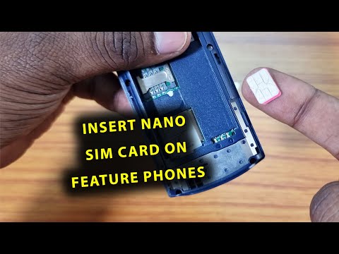 How To Insert Nano SIM Card On Keypad Feature Phones! (Nokia, itel, Lava, etc.)