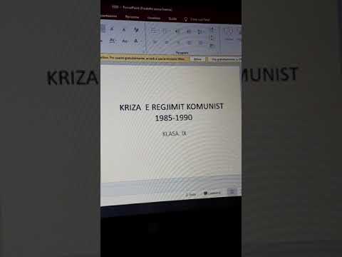 Kriza e regjimit komunist 1985-1990- Histori Klasa 9