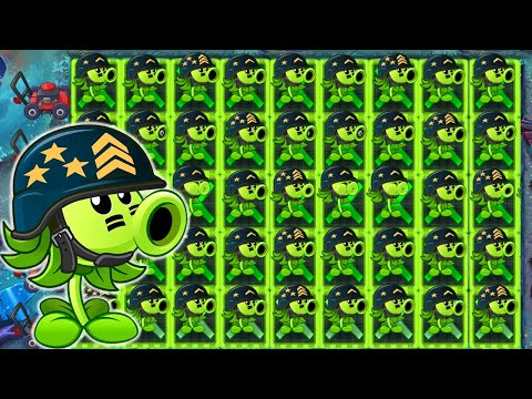 Mega Gatling Pea Plant Food vs All Final Boss - Plants vs Zombies 2 Mod 2022