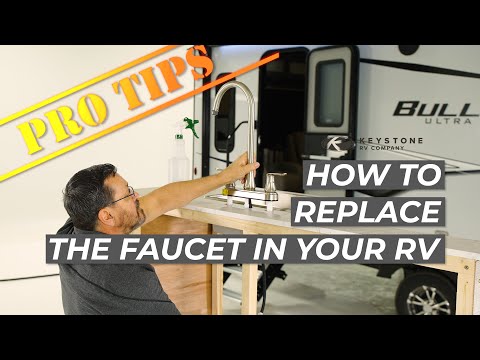 RV Pro Tips: How to replace a kitchen faucet when you want to give your RV a fresh new look