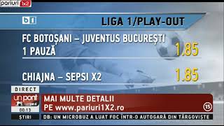Liga 1, play-off/play-out» 6 pariuri oferite aseara, la UN PONT PE ZI!