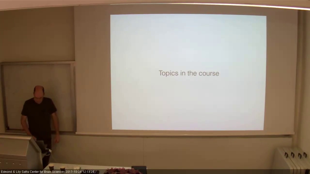 THEORETICAL AND COMPUTATIONAL NEUROSCIENCE B   26102017