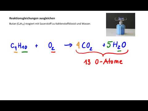 Reaktionsgleichungen ausgleichen (Erklärvideo)