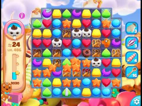 Cookie Jam Blast Level 486 - NO BOOSTERS 🍪 | SKILLGAMING ✔️