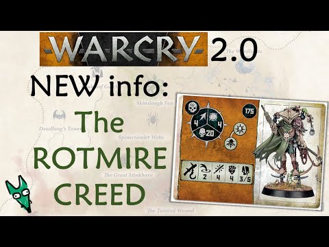 Warcry: Rotmire Creed Lore & First 2nd Edition Fighter Card