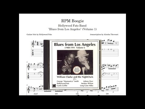 Hollywood Fats // RPM Boogie // Note-for-Note