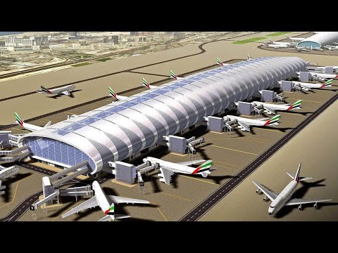 Welcome to Dubai International Airport — Lights and Luxury