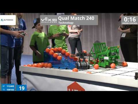 VEX Worlds 2016 - VEXIQ Elementary School - Technology - Qual 240 (11240E 10016S) 62
