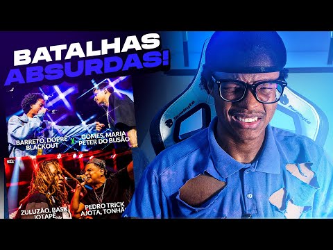 JOTAPÊ, ZULUZÃO E BASK x P TRICK, AJOTA E TONHÃO | BARRETO, DOPRÊ E BLACKOUT x TRIO da MARIA | React