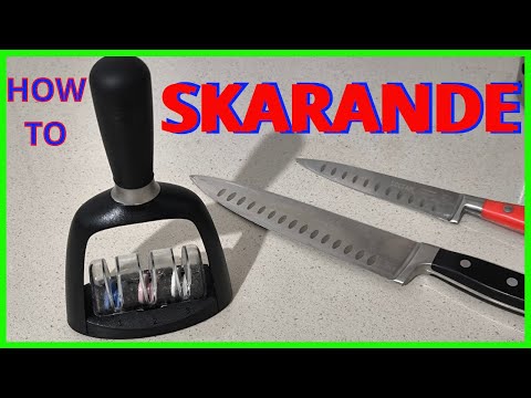 How to Use the IKEA SKÄRANDE Knife Sharpener | Step-by-Step Demonstration & Sharpness Test
