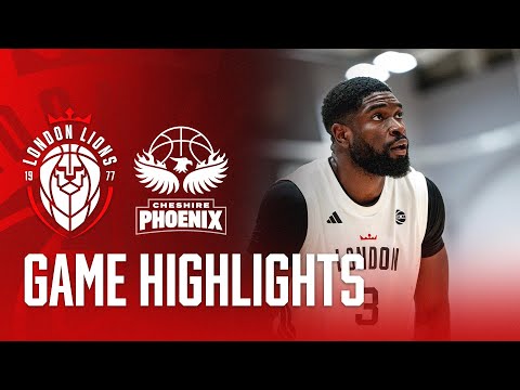 LONDON LIONS VS CHESHIRE PHEONIX Game Highlights  | 16.11.25 | London Lions Basketball UK