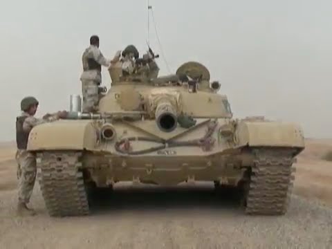 T-72 Main Battle Tanks on the Range