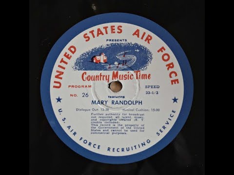 Mary Randolph Transcription disc 1957