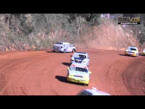 Acidente com o piloto Afonso Bastos na 4.a etapa do Catarinense em Joaçaba