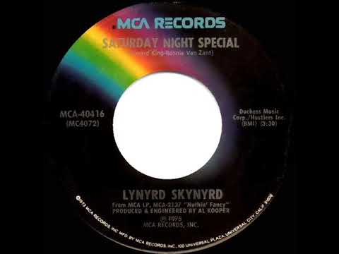 1975 HITS ARCHIVE: Saturday Night Special - Lynyrd Skynyrd (stereo 45 single version)